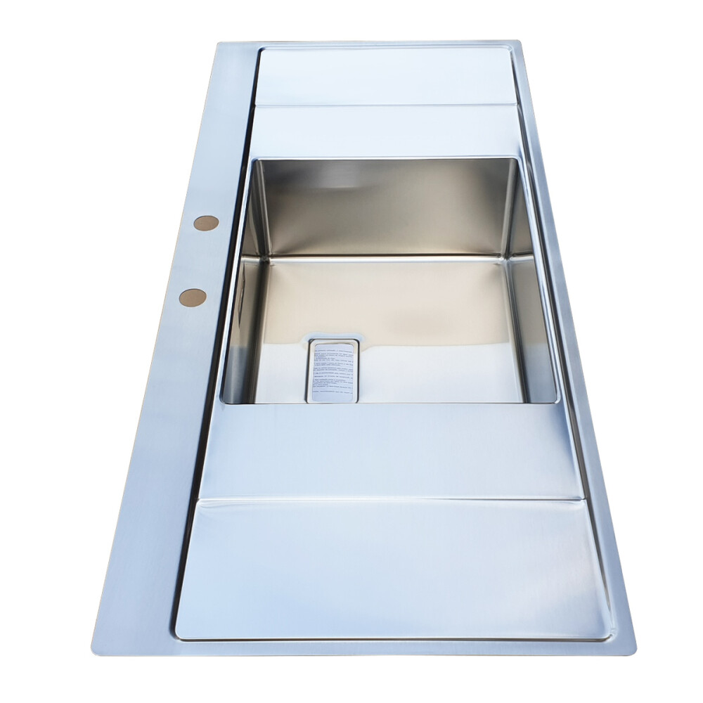 Lavaman kuzhine inox XERON B50 i kthyeshëm CookingAid me valvul kullimi drejtkëndor automatik dhe aksesorë montimi