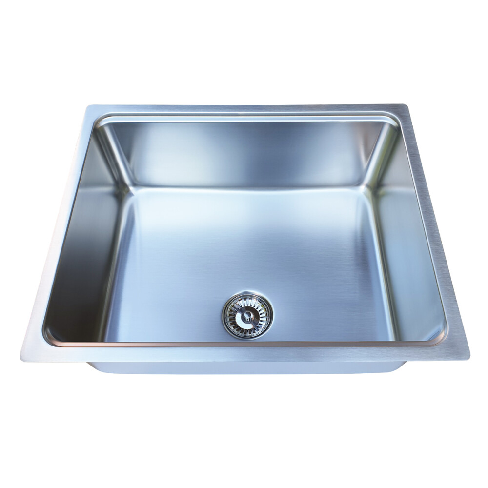 Lavaman kuzhine CookingAid UNA 50  inox + Bonus: Kundër grirës ABS i kthyeshëm në kullues enësh + aksesorë montimi