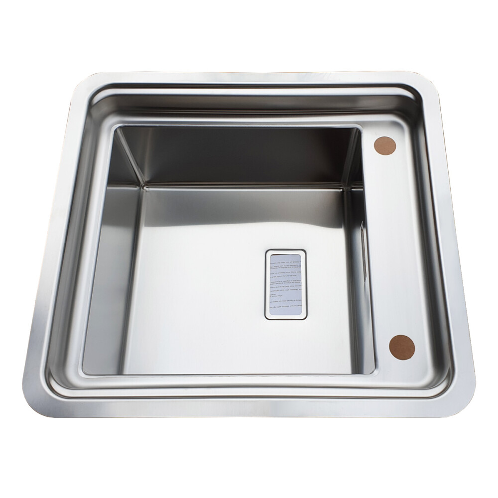 CookingAid VISION 40 lavaman kuzhine  inox me rubinet të integruar teleskopik, grirëse xhami të kalitur + pajisje montimi ideale për montim nën