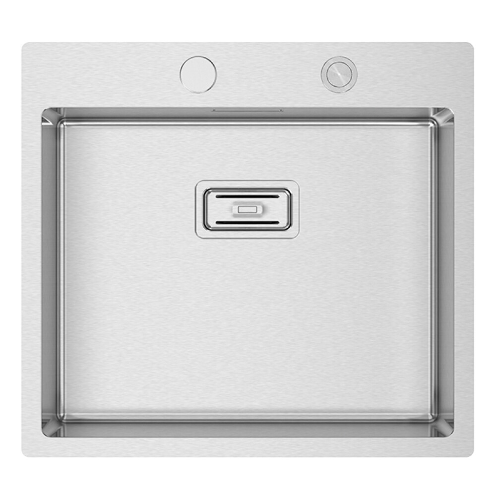 CookingAid BOX LUX 57 lavaman kuzhine inox me valvul kullimi drejtkëndor dhe aksesorë montimi