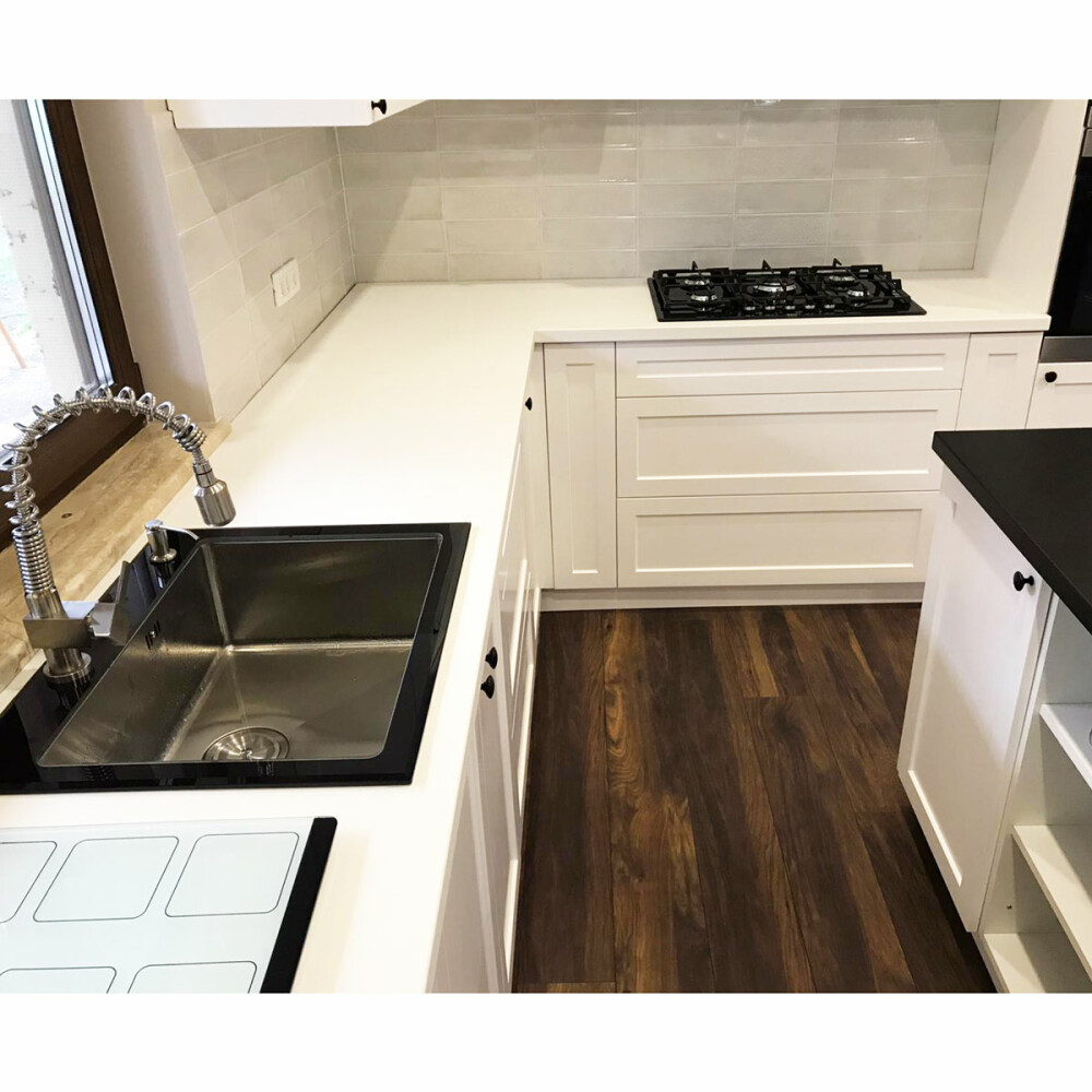 CookingAid GLAS I ZI I Zi Lavaman kuzhine  inox me gërshërë të personalizuar me xham të kalitur, kullues enësh/makaronash/frutash, skarë rrokullisje u inox,