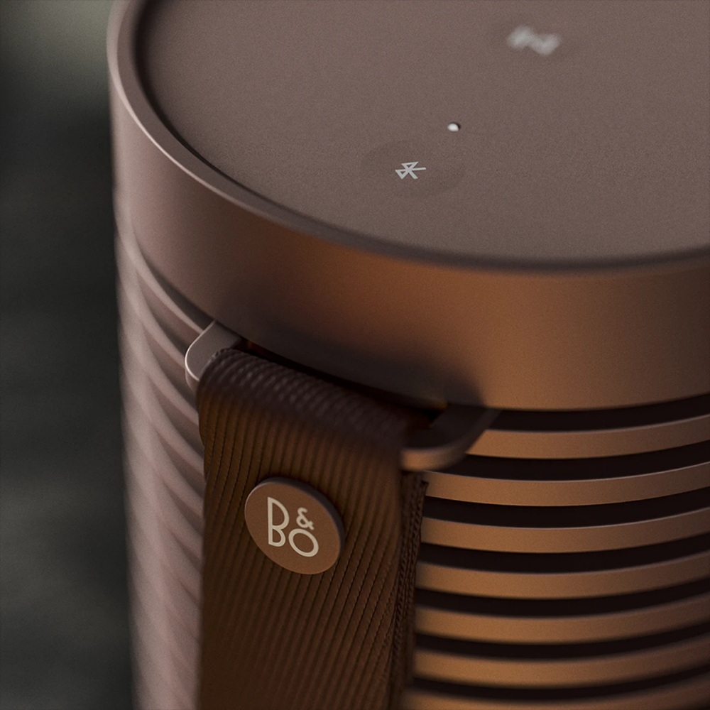 Bang & Olufsen Beosound Eksploroni altoparlantin e jashtëm të papërshkueshëm nga uji, Gështenje