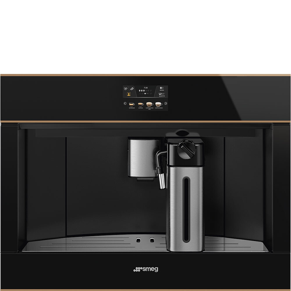 Aparat kafeje automatike e integruar SMEG Dolce Stil Novo Aesthetic, CMS4604NR, 45 cm