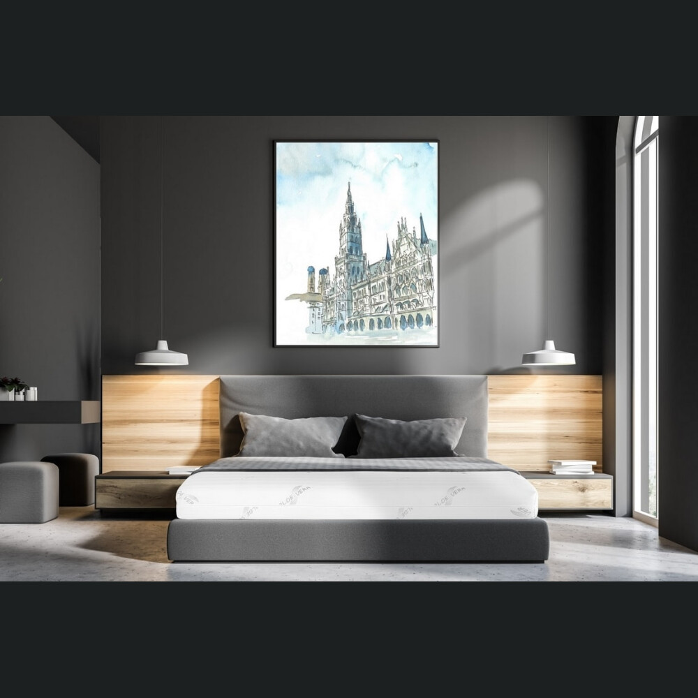 Dyshek xhepi Bien Dormir Confort, material ortopedik, aloe vera, susta të mbështjellura individualisht
