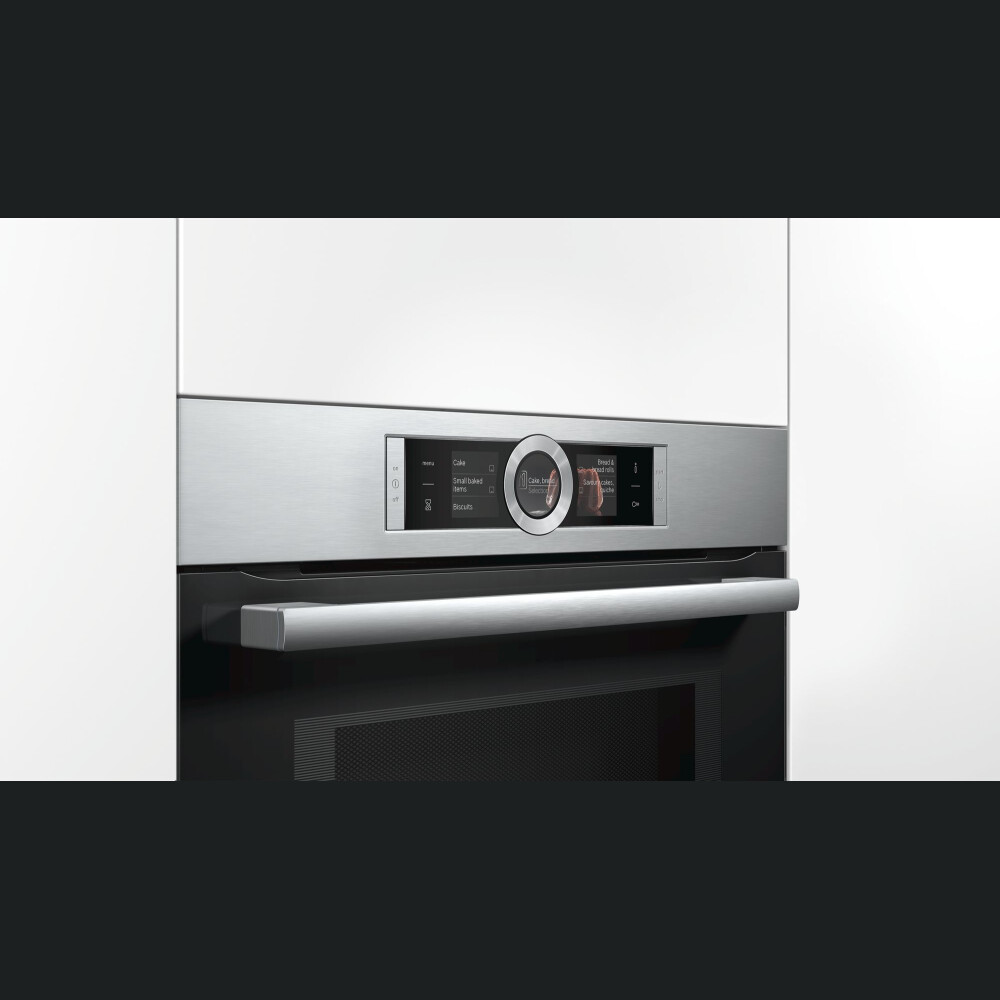 Furrë elektrike Bosch CMG656BS1, funksion mikrovalor, 45 l