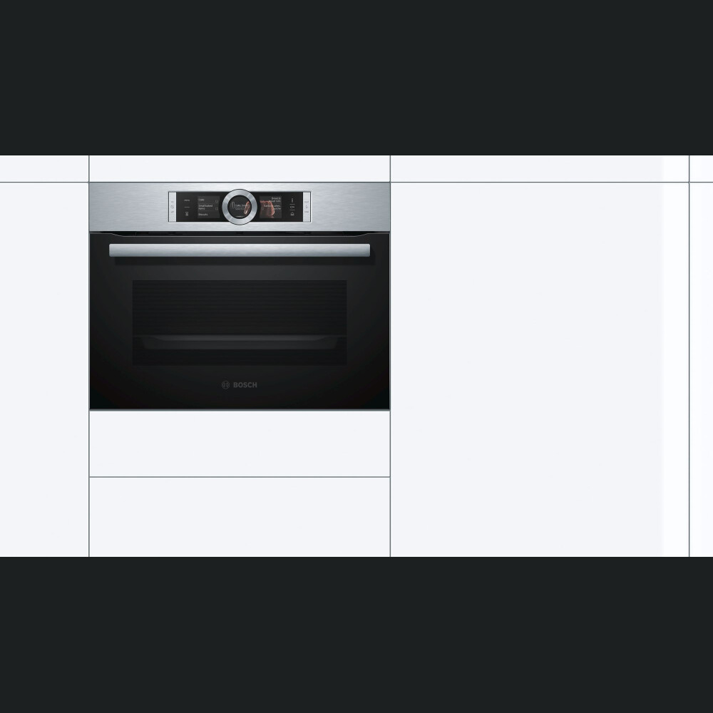 Furrë elektrike Bosch CSG656BS2, funksion me avull, 47 l, A+