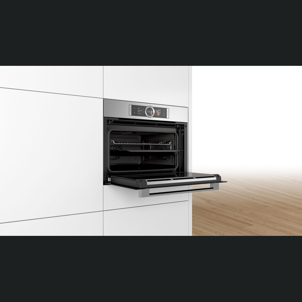 Furrë elektrike Bosch CSG656BS2, funksion me avull, 47 l, A+