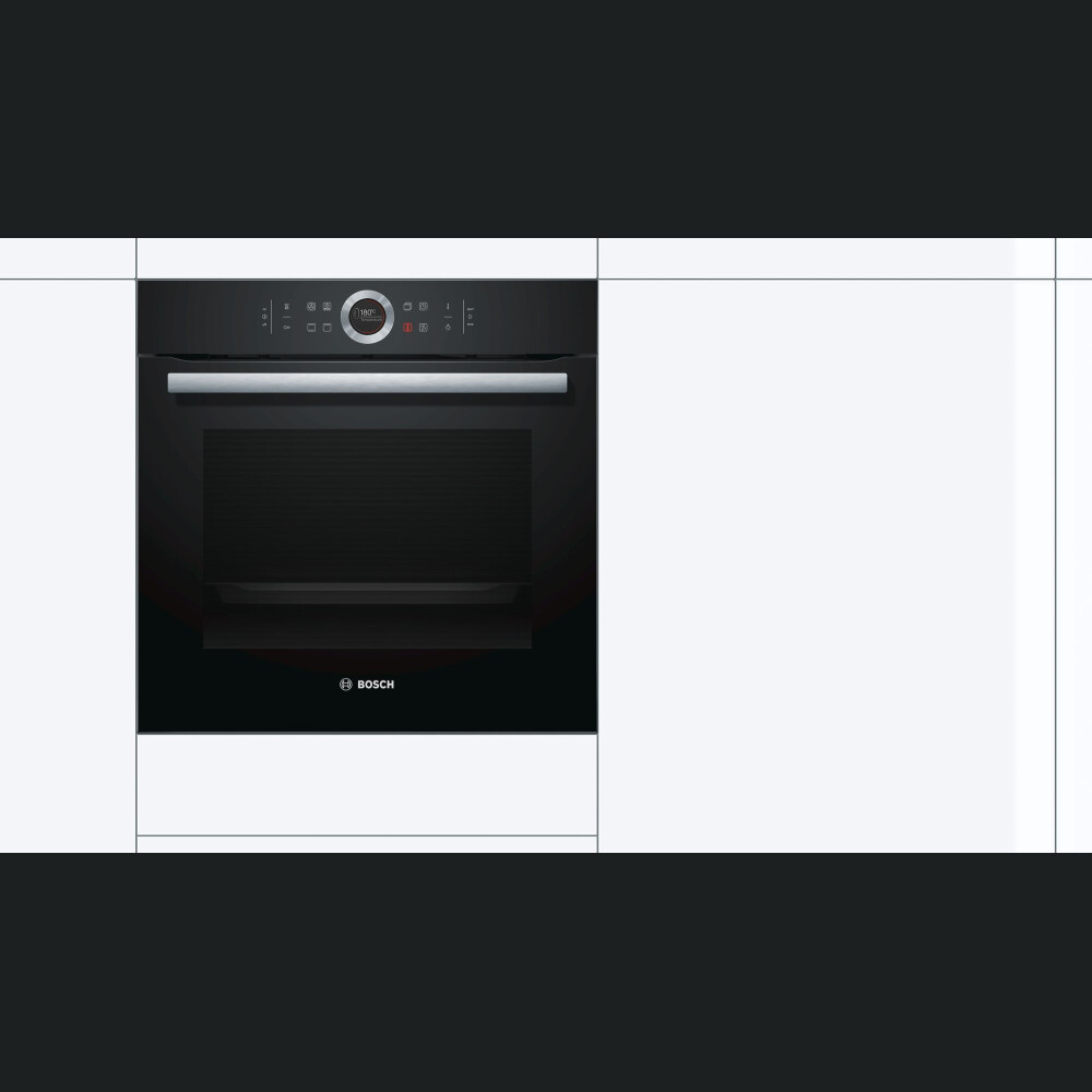 Furrë multifunksionale e integruar Bosch HBG633NB1, 71 l, A+
