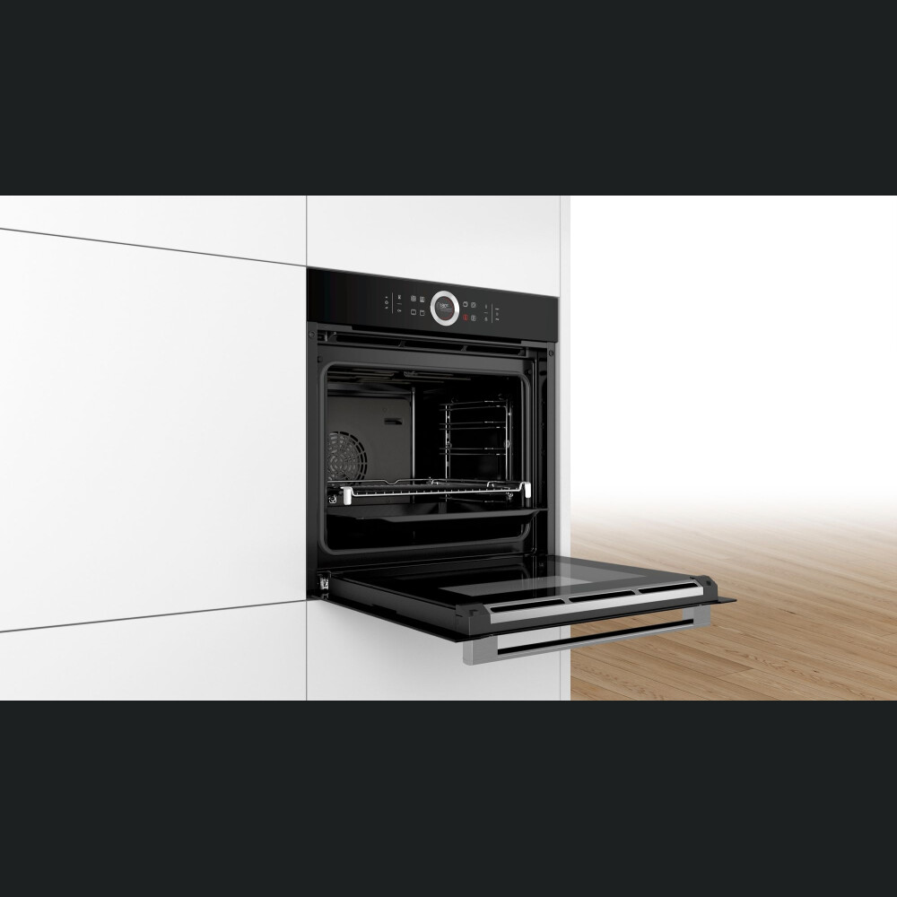 Furrë multifunksionale e integruar Bosch HBG633NB1, 71 l, A+