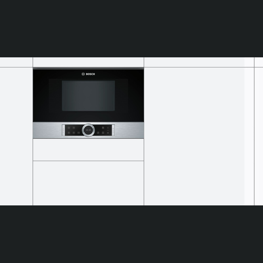 Furrë me mikrovalë Bosch BFL634GS1, 21 l, 900 W, Inox