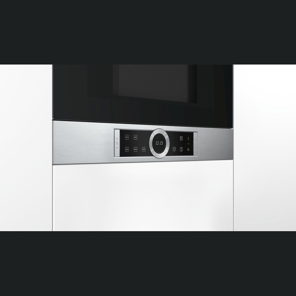 Furrë me mikrovalë Bosch BFL634GS1, 21 l, 900 W, Inox