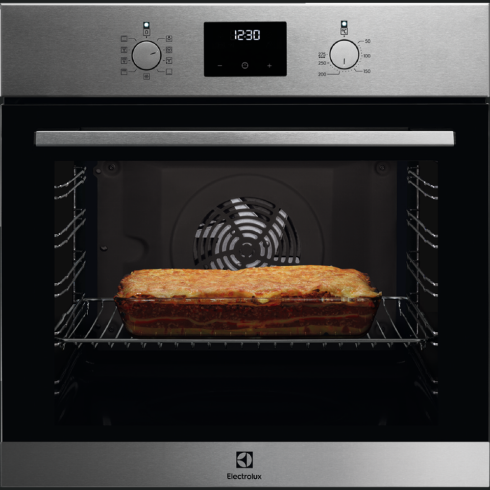 Furrë e integruar Electrolux EOF3C50TX, SurroundCook, me vetëpastrim , 72 litra, inox, A