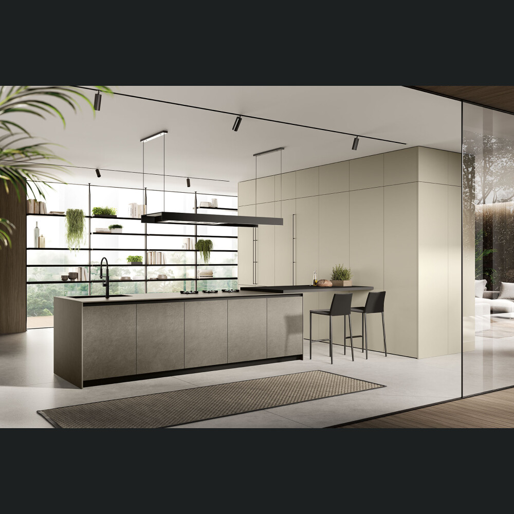 Kuzhinë - Febal Casa (Origina aluminum-framed door)