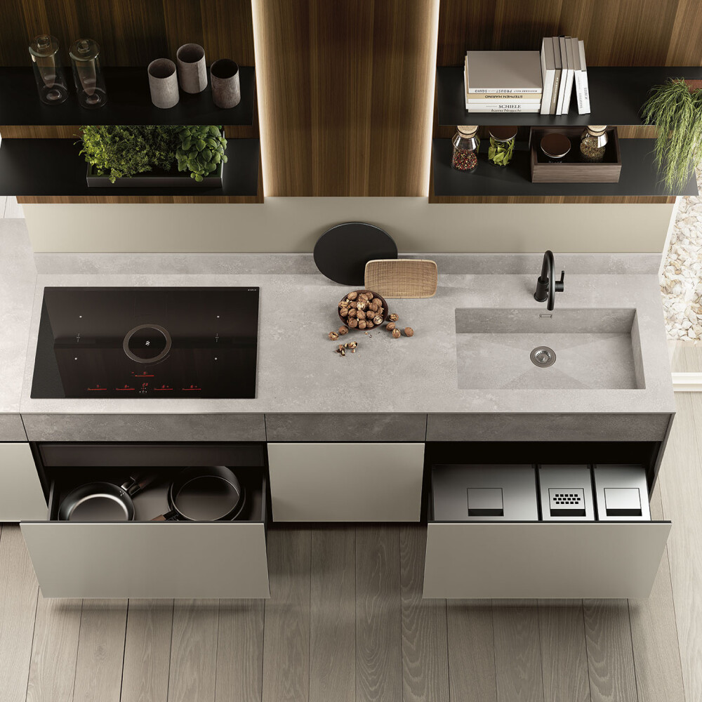 Kuzhinë - Febal Casa (Origina aluminum-framed door)