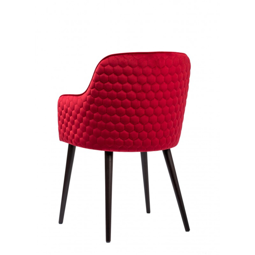 Karrige prej kadifeje Jaqueline Double Honeycomb