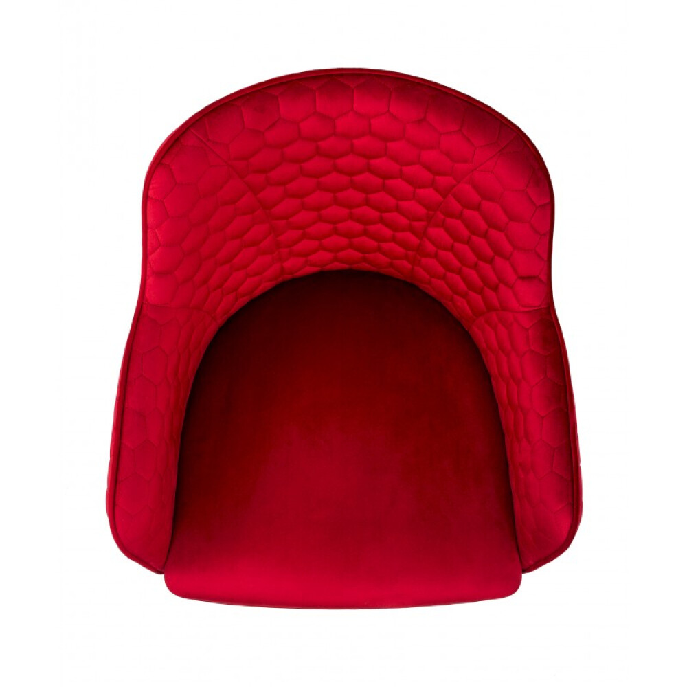 Karrige prej kadifeje Jaqueline Double Honeycomb
