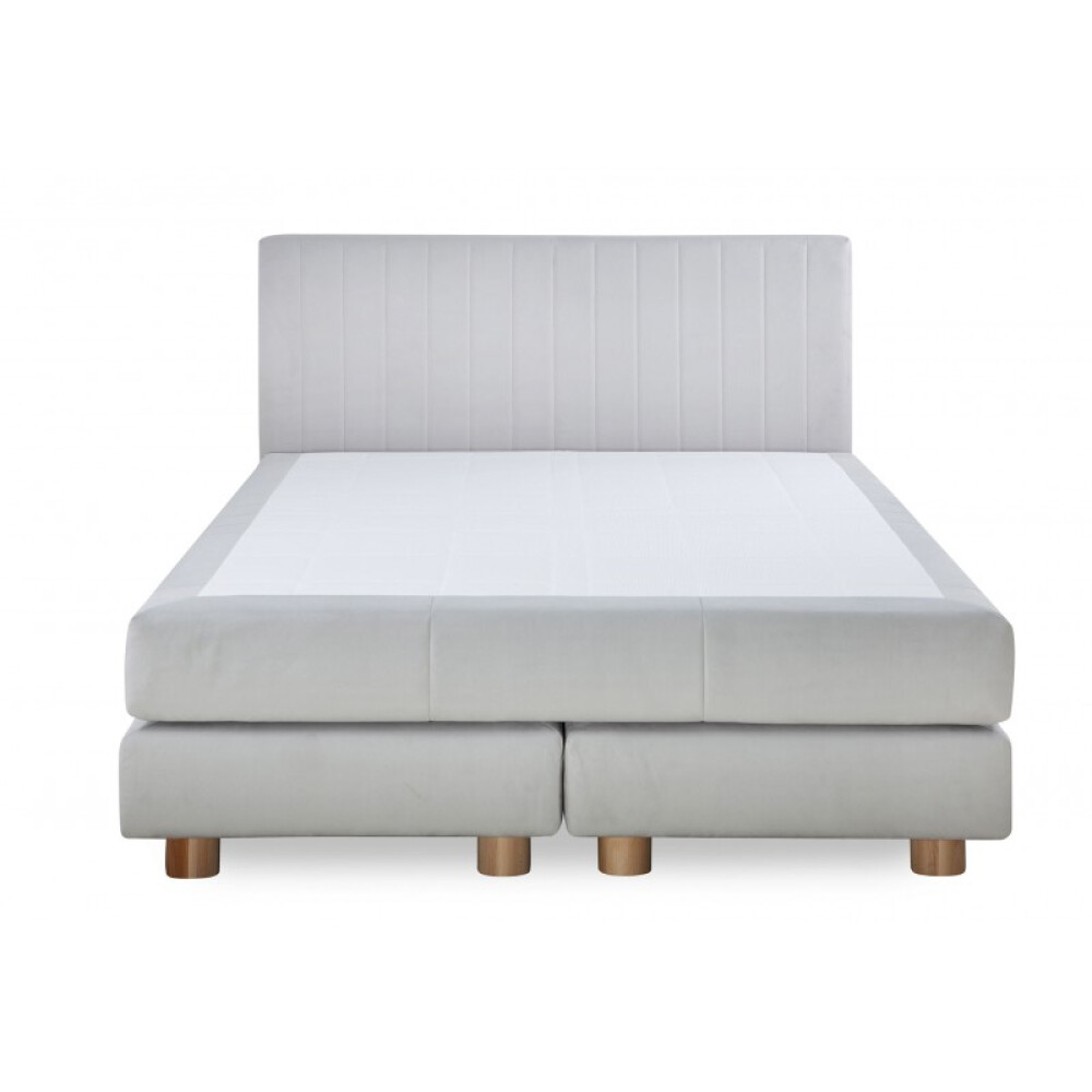 Krevat Marmorelle boxspring, thjesht i veshur me susta, lartësia e kokës 110 cm, dyshek i përfshirë, pa sipër