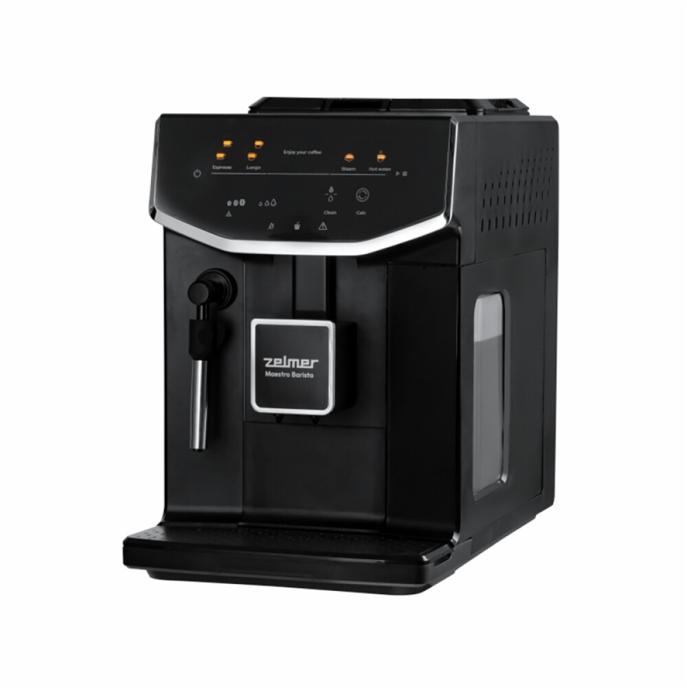 Makinë ekspres Zelmer ZCM8121 Maestro Barista, 20 bar, panel me prekje, filtër Claris, depozitë kafeje 300 g, depozitë uji 2 l, e zezë