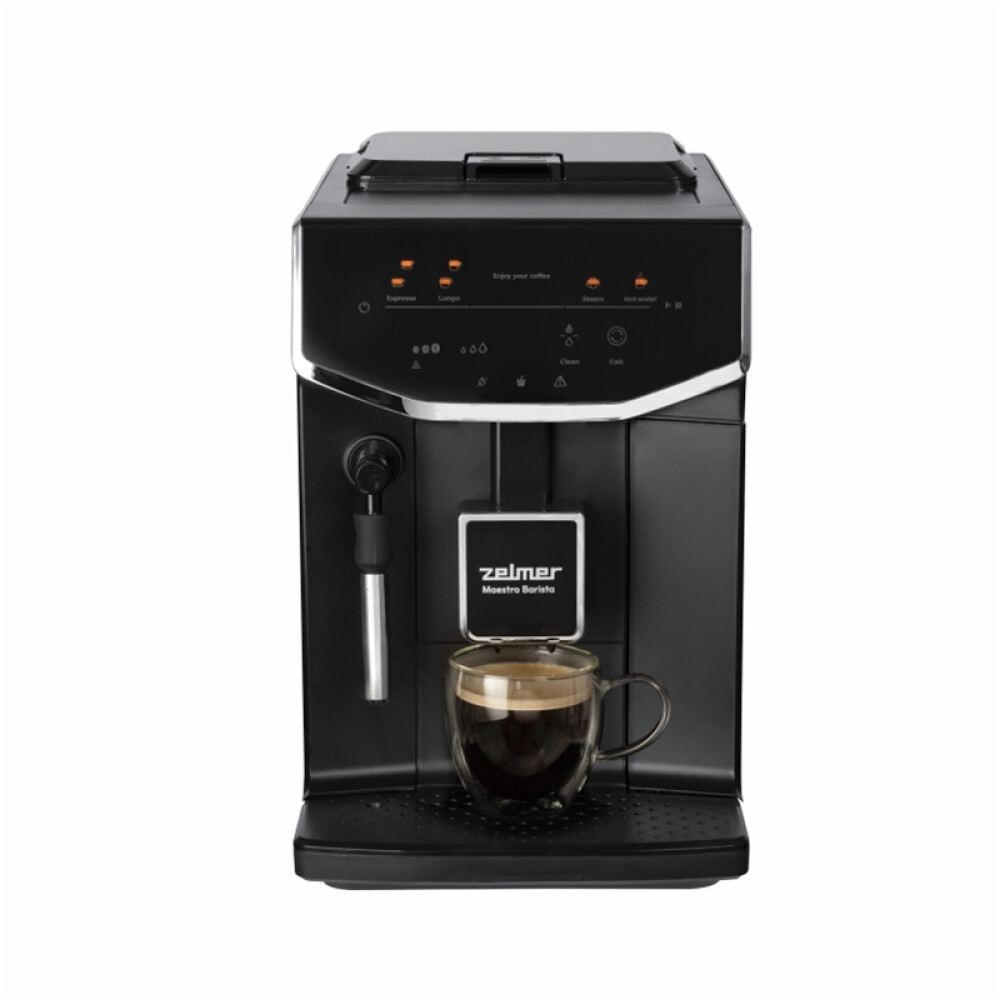 Makinë ekspres Zelmer ZCM8121 Maestro Barista, 20 bar, panel me prekje, filtër Claris, depozitë kafeje 300 g, depozitë uji 2 l, e zezë