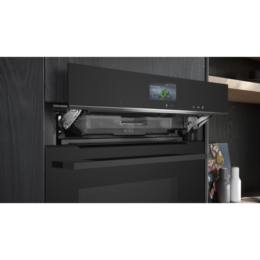 Furrë elektrike e integruar SIEMENS iQ700 HR776G1B1, Class A+, HomeConnect, Vetëpastruese pirolitike, Avull, 71 L