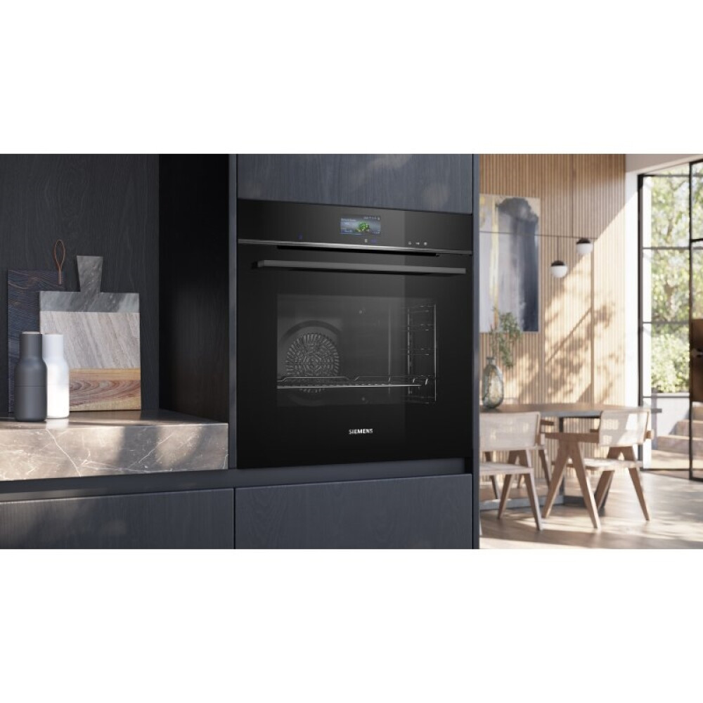 Furrë elektrike e integruar SIEMENS iQ700 HR776G1B1, Class A+, HomeConnect, Vetëpastruese pirolitike, Avull, 71 L