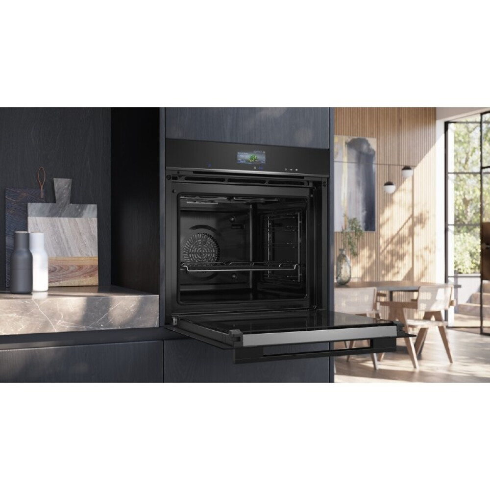 Furrë elektrike e integruar SIEMENS iQ700 HR776G1B1, Class A+, HomeConnect, Vetëpastruese pirolitike, Avull, 71 L