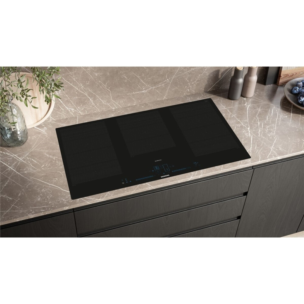 Pllakë me induksion 90 cm Siemens iQ700 EX907NXV6E, lidhje në shtëpi, 90 cm