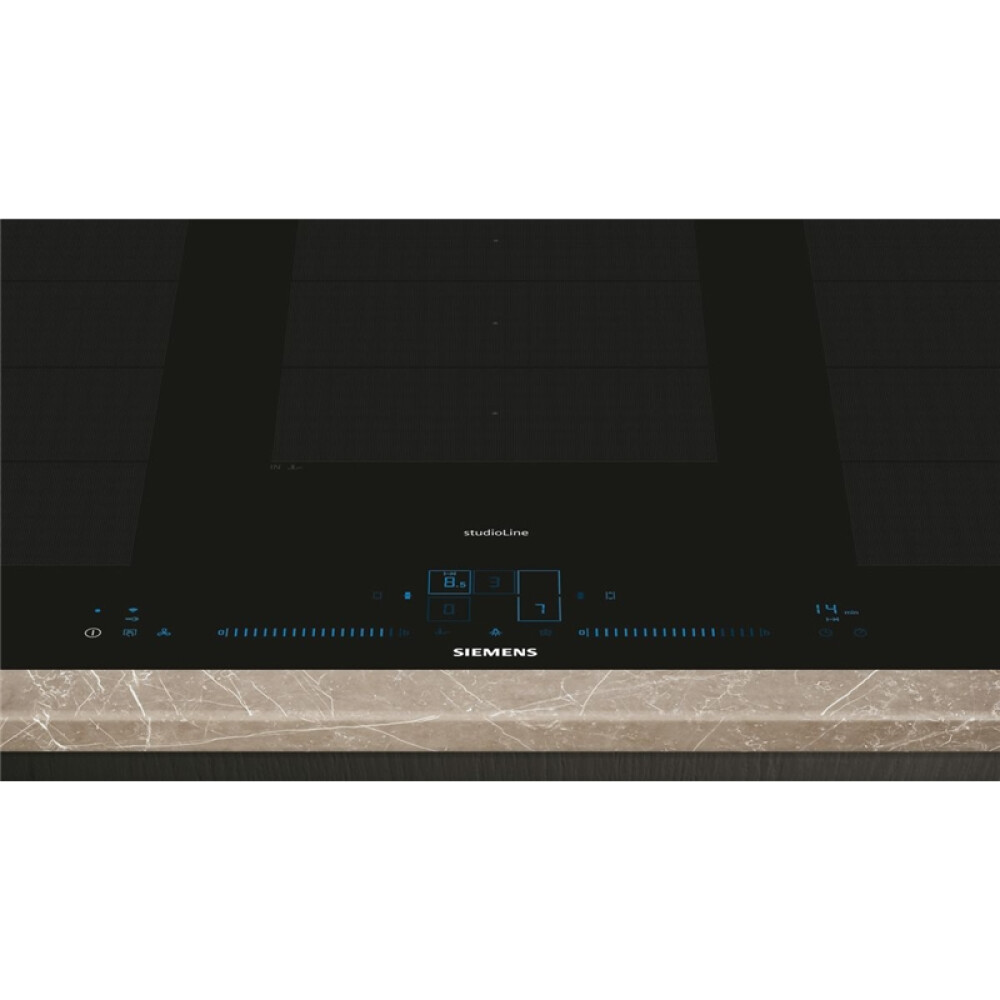 Pllakë me induksion 90 cm Siemens iQ700 EX907NXV6E, lidhje në shtëpi, 90 cm