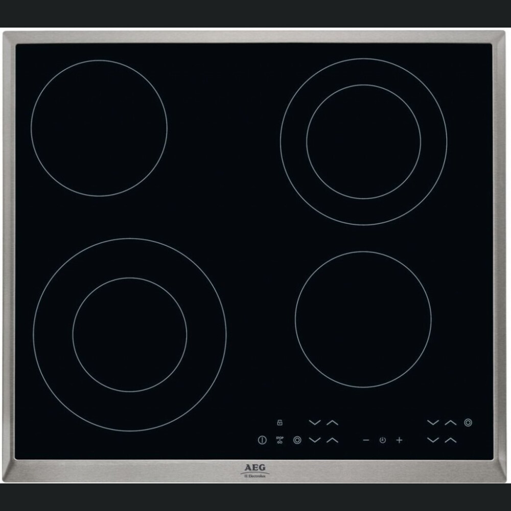 Pllakë xhami qeramike e integruar, AEG, HK634021XB, 60 cm