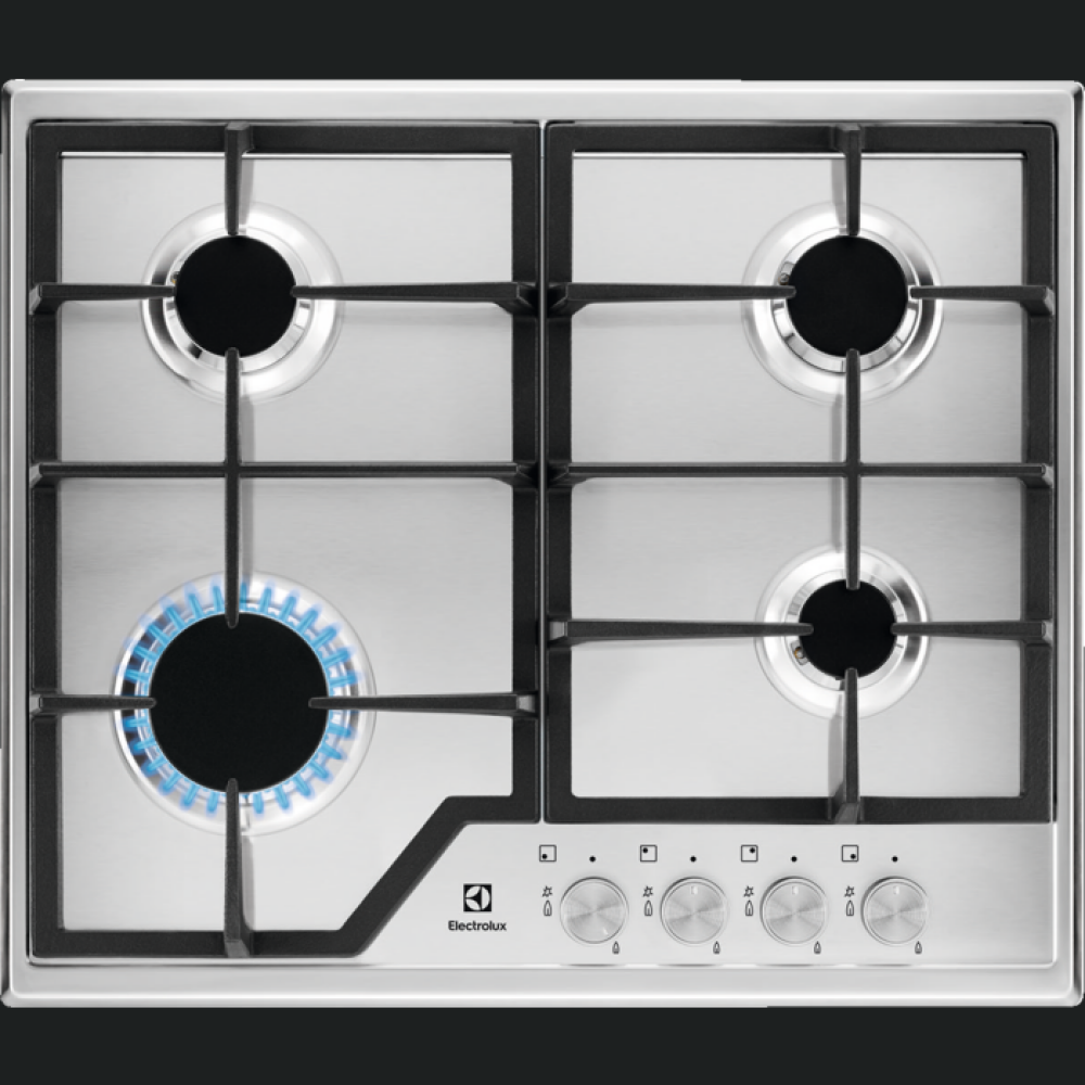 Furrë me gaz Electrolux KGS6426SX, 60 cm, inox