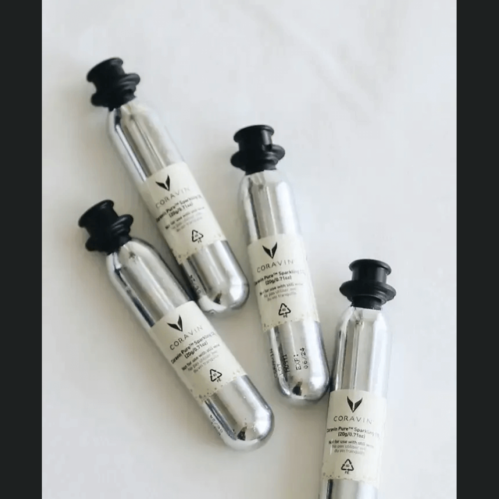 Set me 6 kapsula argon Pure Sparkling për sistemet Coravin