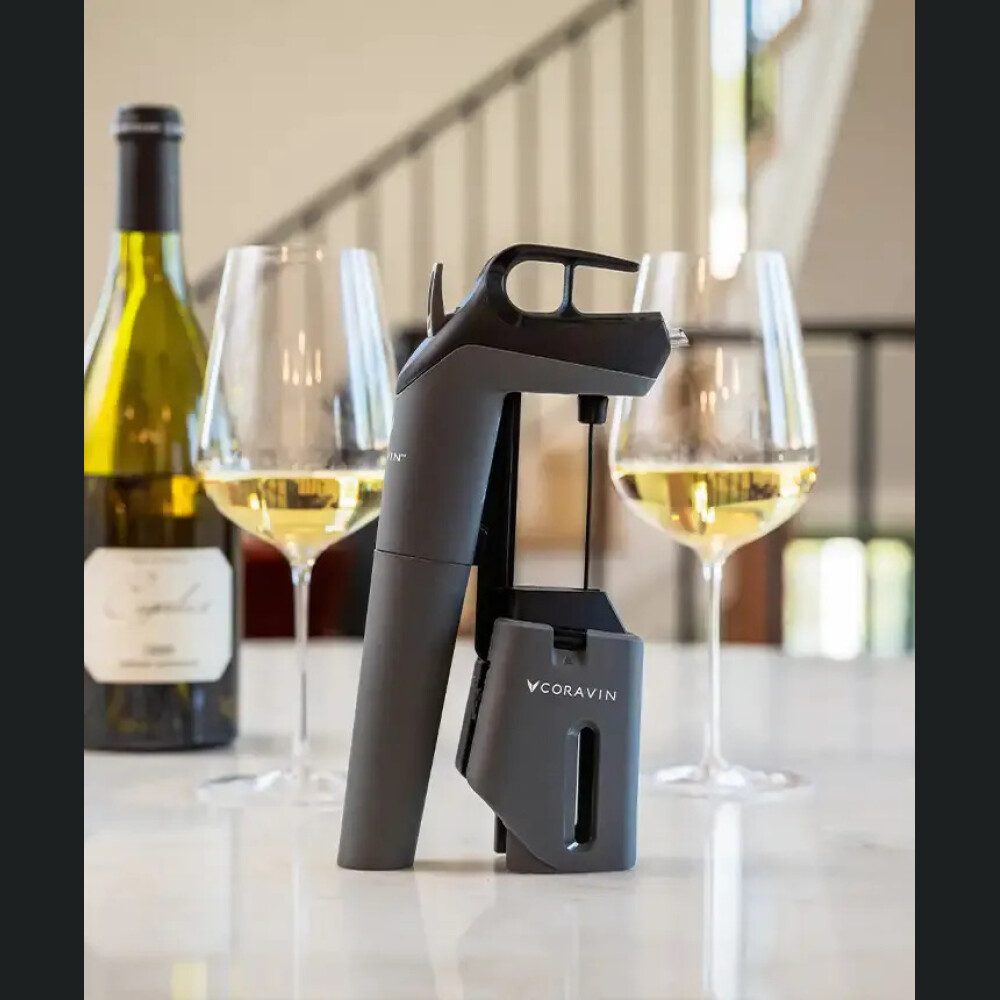 Sistemi i ruajtjes së verës Coravin Timeless Three SL, Gri