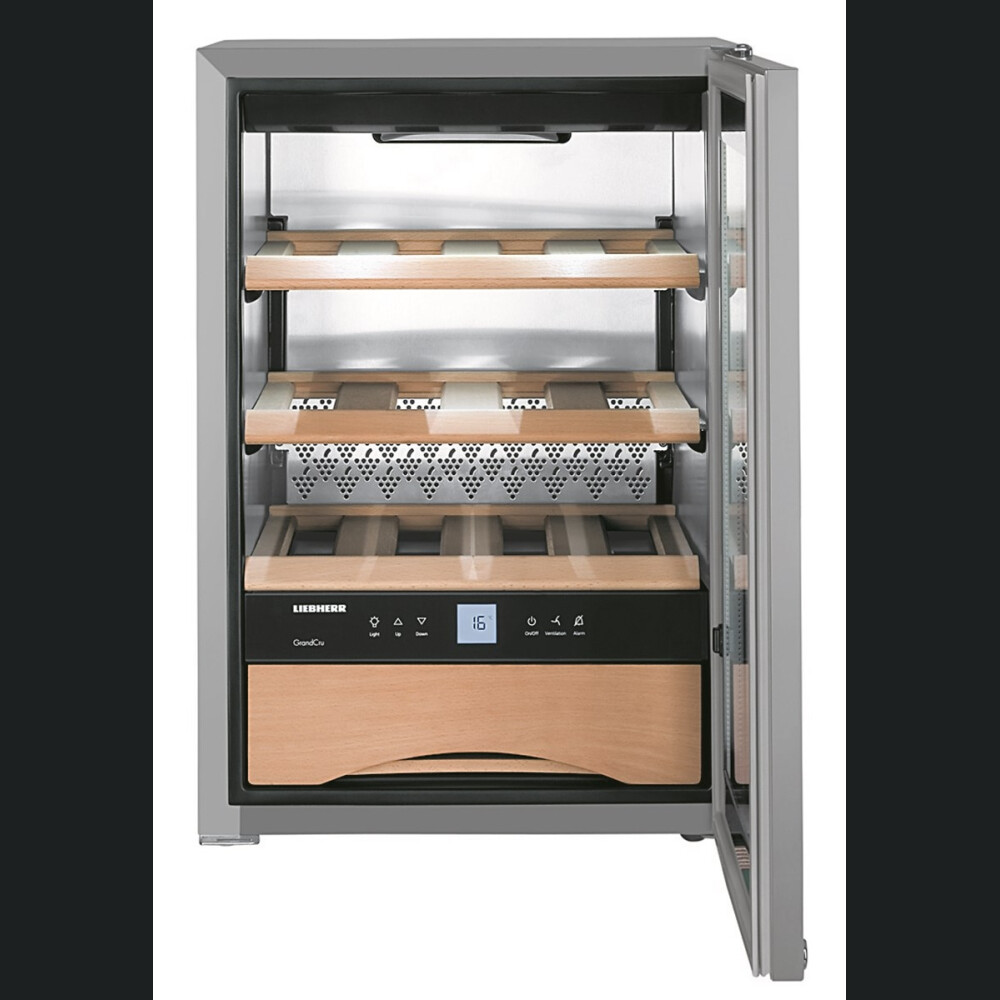 Kabineti vere Liebherr Premium WKes 653, 12 shishe, 38 l,E