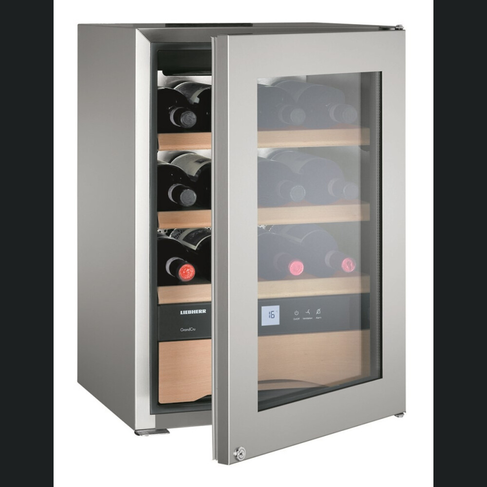 Kabineti vere Liebherr Premium WKes 653, 12 shishe, 38 l,E