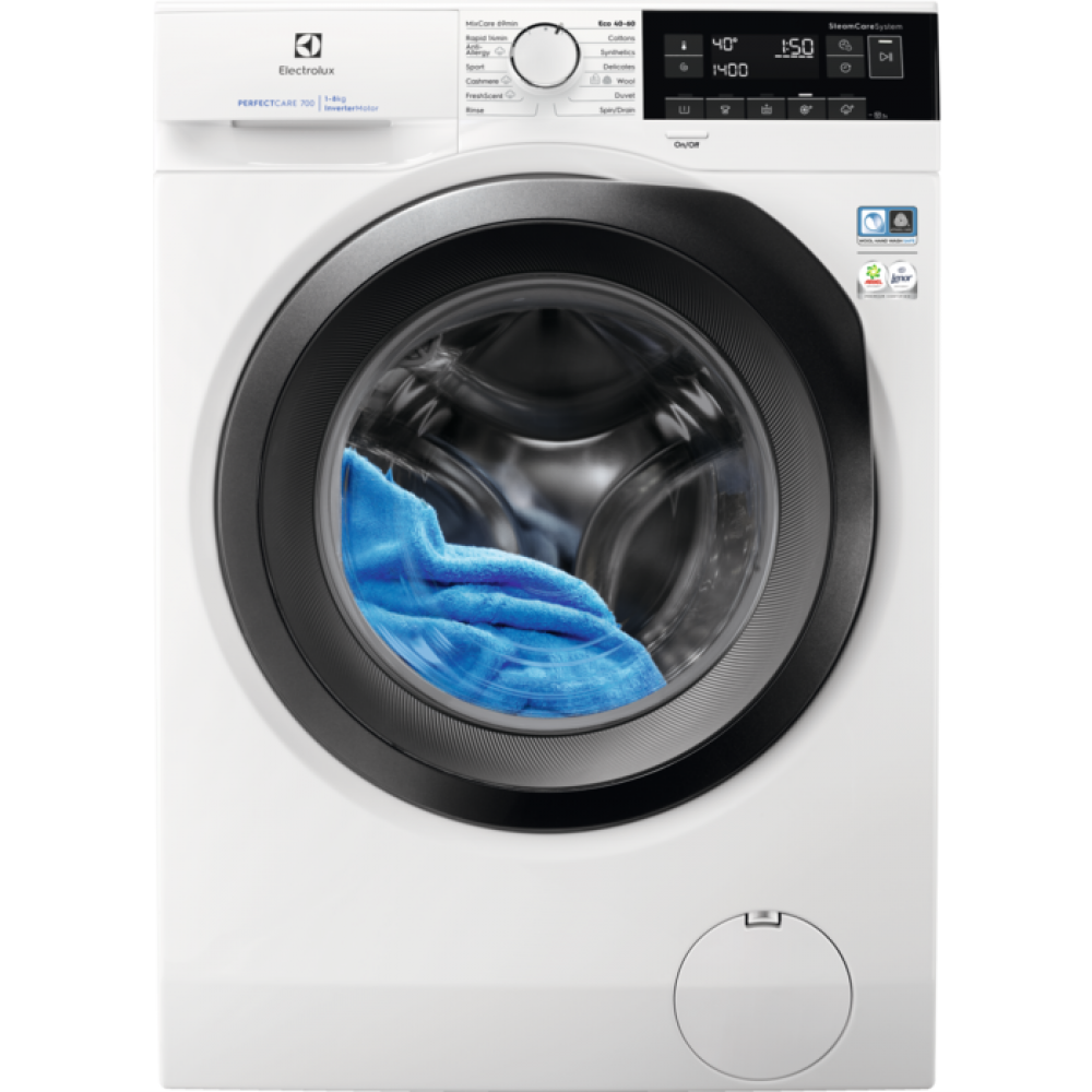 Lavatriçe Electrolux EW7F348AW, PerfectCare700 klasi A 8 kg
