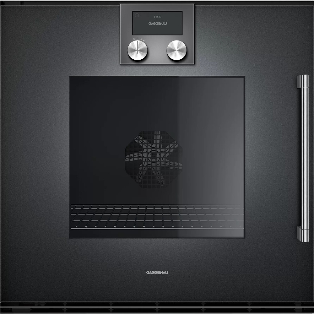 Furrë elektrike e integruar Gaggenau, seria 200, A, 76 l, 60 x 60 cm, antracit, BOP250102