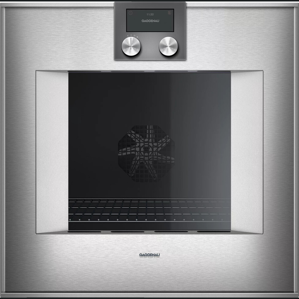Furrë elektrike e integruar Gaggenau, seria 400, A, 76 l, 60 x 60 cm, antracit, BO470102