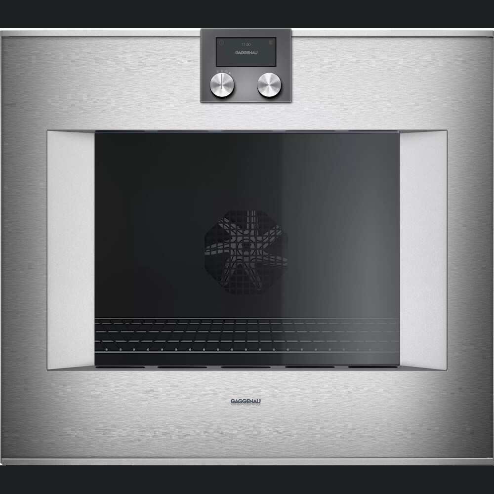 Furrë elektrike e integruar Gaggenau, seria 400, A, 110l, 76 x 67 cm, inox, BO481112