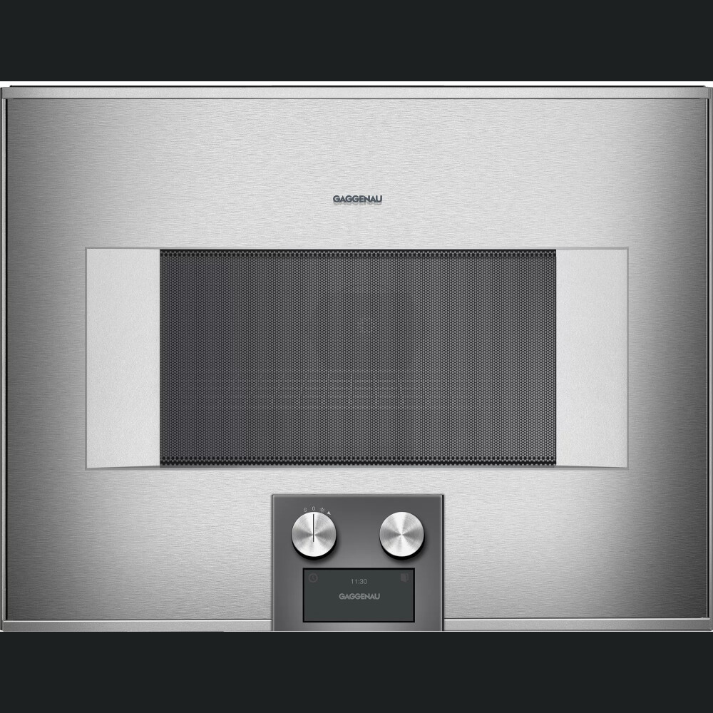 Furrë me mikrovalë të kombinuar Gaggenau, seria 400, 60 x 45 cm,  inox, BM455110