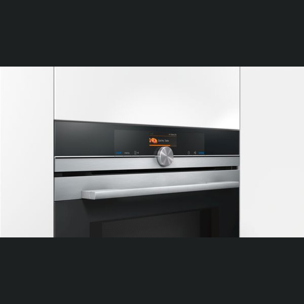 Furrë elektrike me funksion mikrovalë të integruar HM636GNS1 Siemens, iQ700, çelik inox, 67 l
