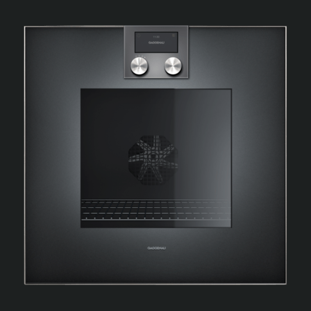 Furrë e integruar Gaggenau BO420102, seria 400, antracit, mentesha dere: djathtas, A, 76 l