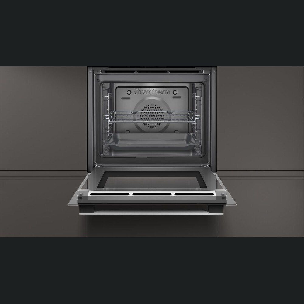 Furrë e integruar Neff B2CCG6AN0,  inox, vetëpastruese pirolitike, 71 l, A