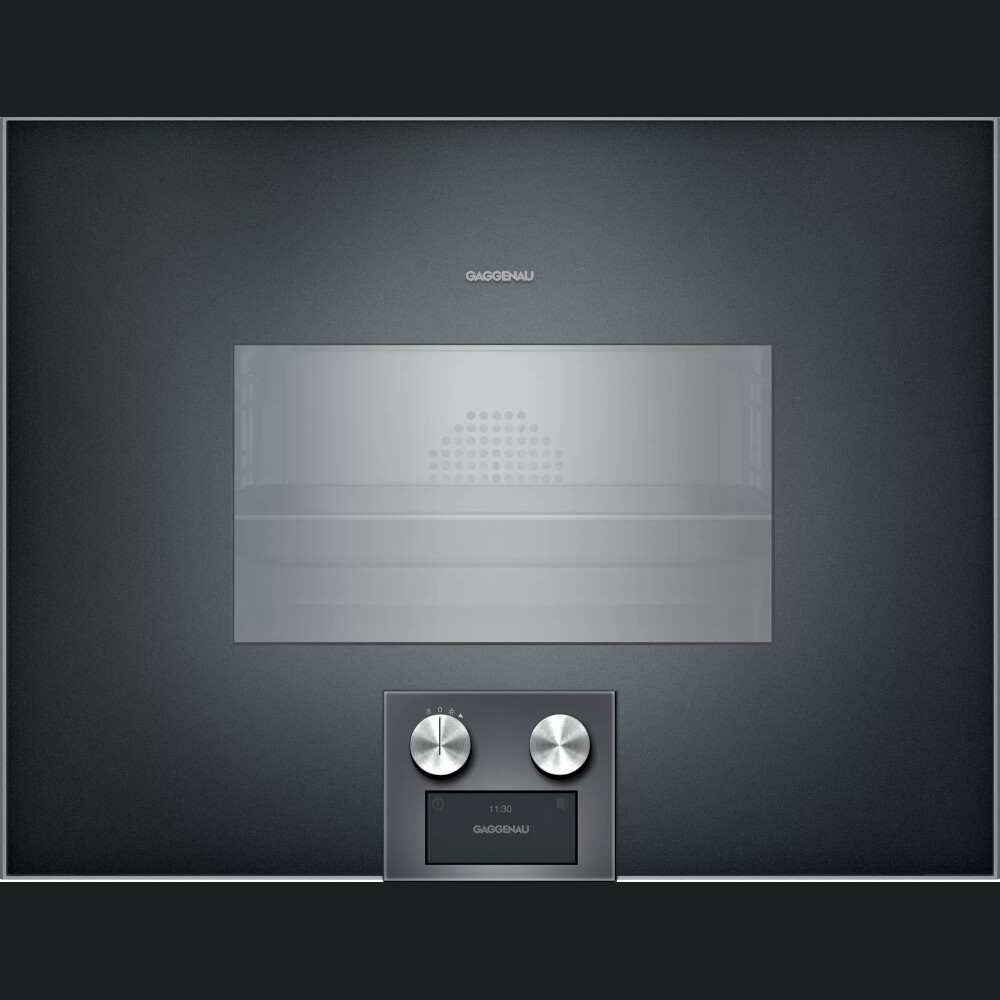 Furrë me avull e integruar Gaggenau, seria 400, A, 50l, 60 x 45 cm, antracit, BS475102