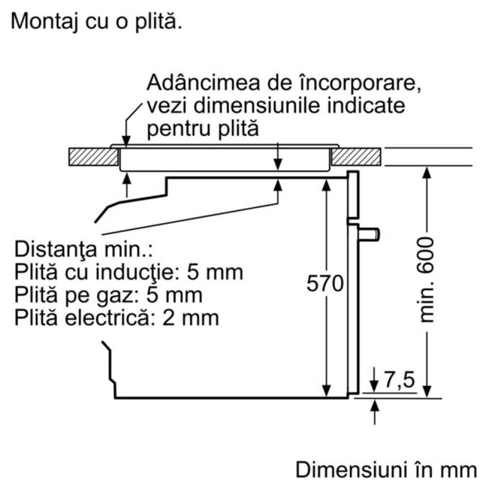 Furrë e integruar Neff B2CCG6AN0,  inox, vetëpastruese pirolitike, 71 l, A