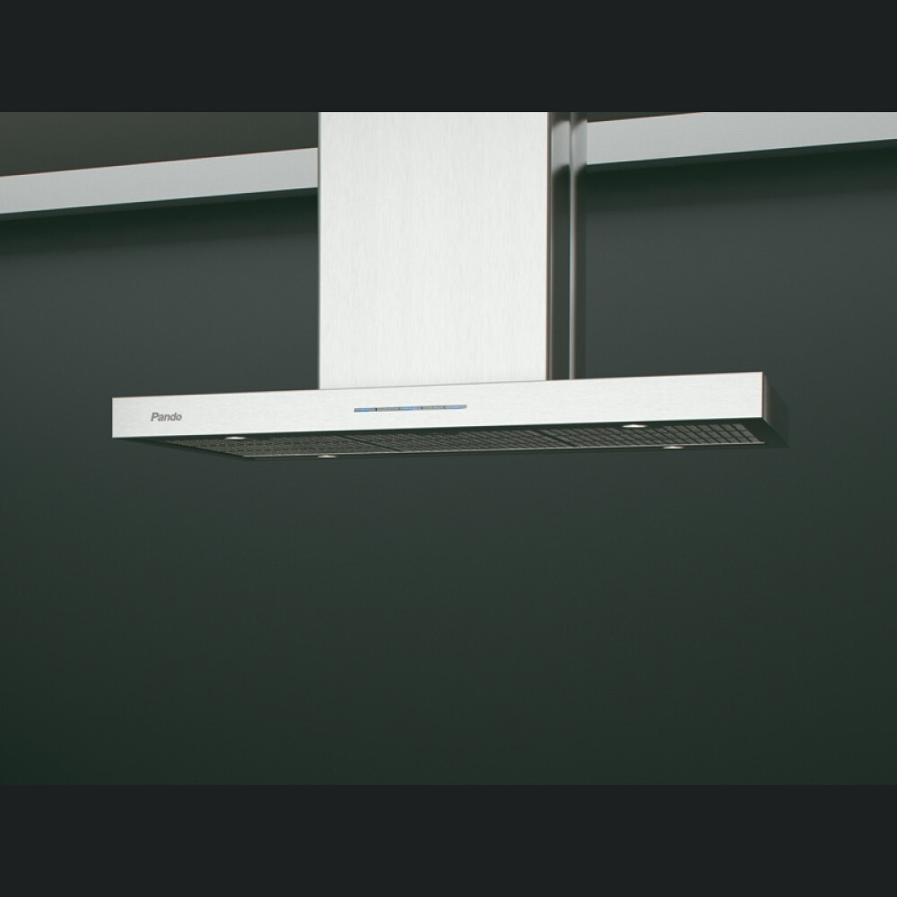 Aspirator ishulli Pando I-825 V.1250, gjerësi 90 cm, A++, inox
