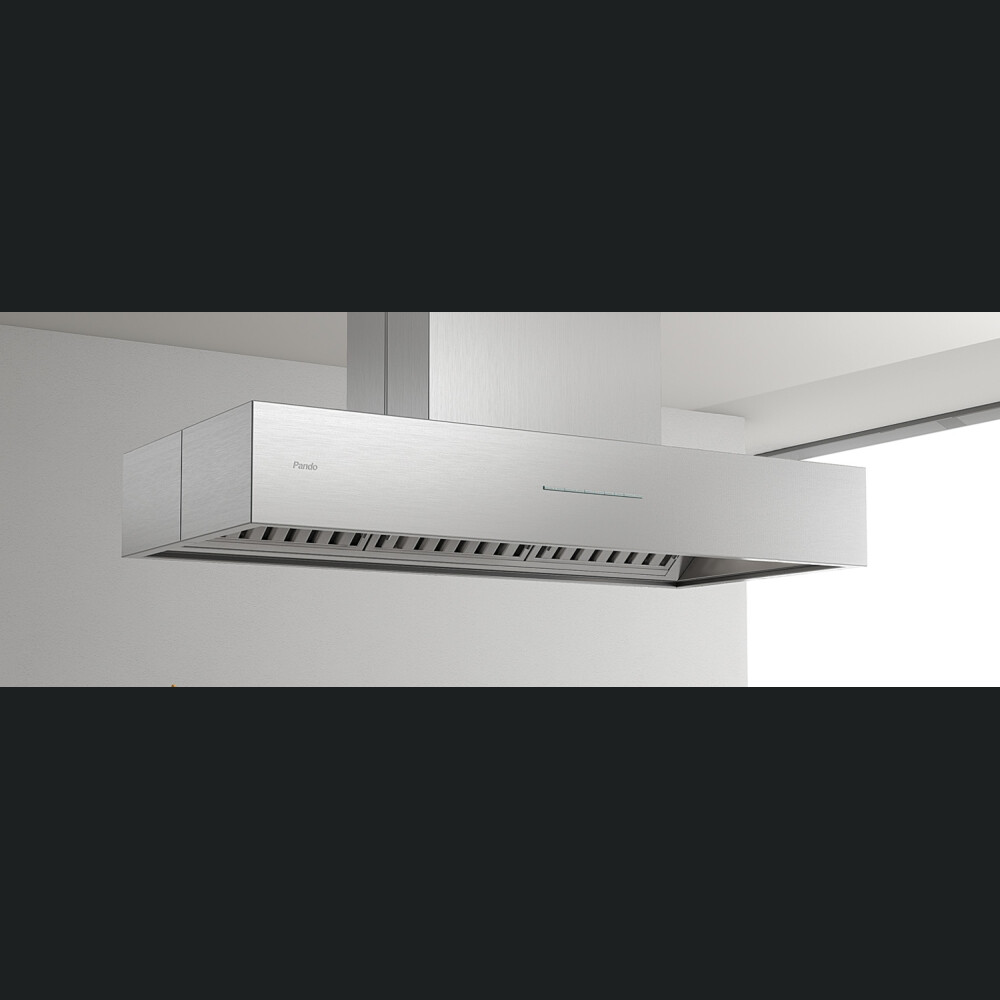 Aspirator ishulli Pando I-1001 V.1250, gjerësi 120 cm, A+, inox