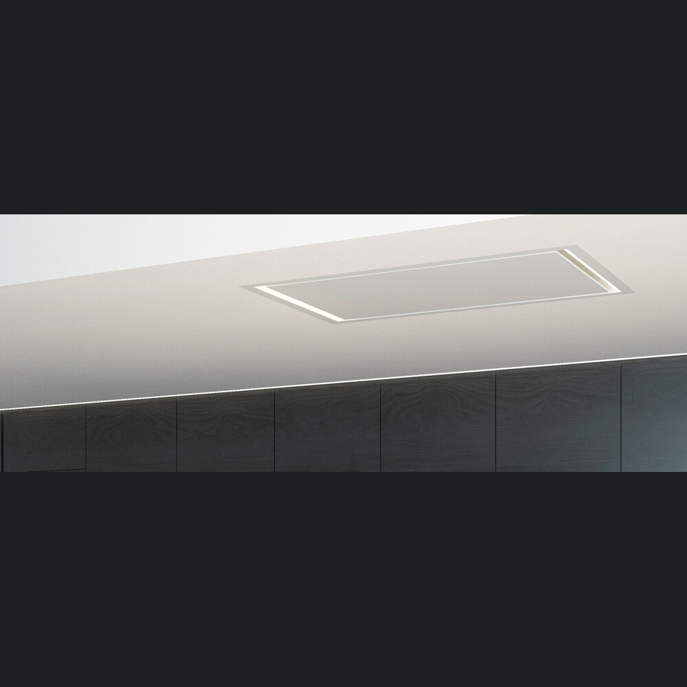 Aspirator tavani Pando E-221, gjerësia 120 cm, V.1130, klasi A, inox