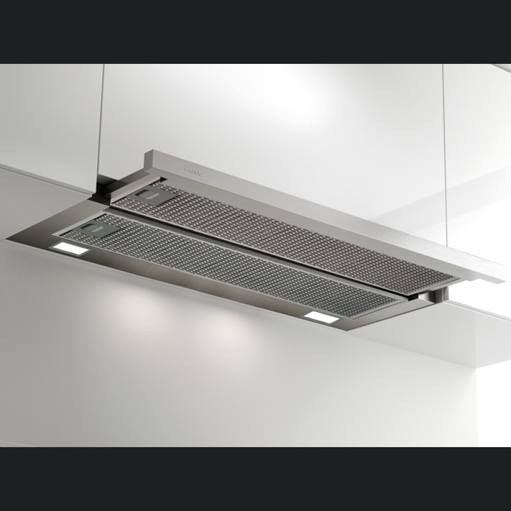 Aspirator teleskopik Pando ES, V.730 mc/h, gjerësia 60 cm, klasi A, inox