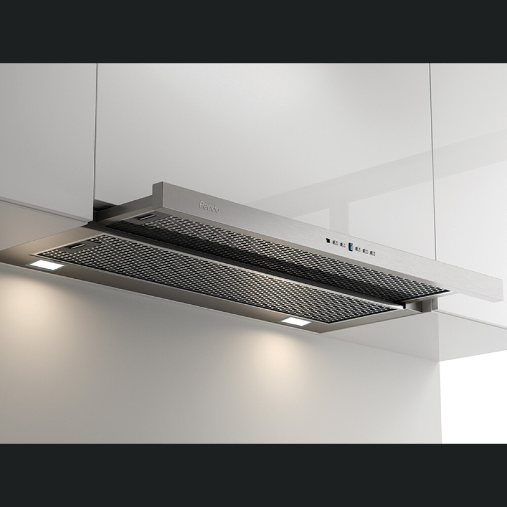 Aspirator i integruar Pando IES - SEC SYSTEM, gjerësia 60 cm, fuqia motorike V.850, klasi A, inox