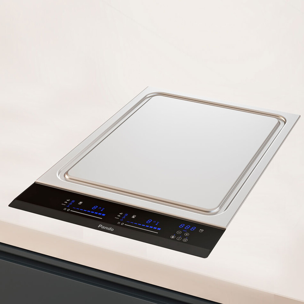 Pllakë me induksion Teppan Yaki Pando, 38 cm